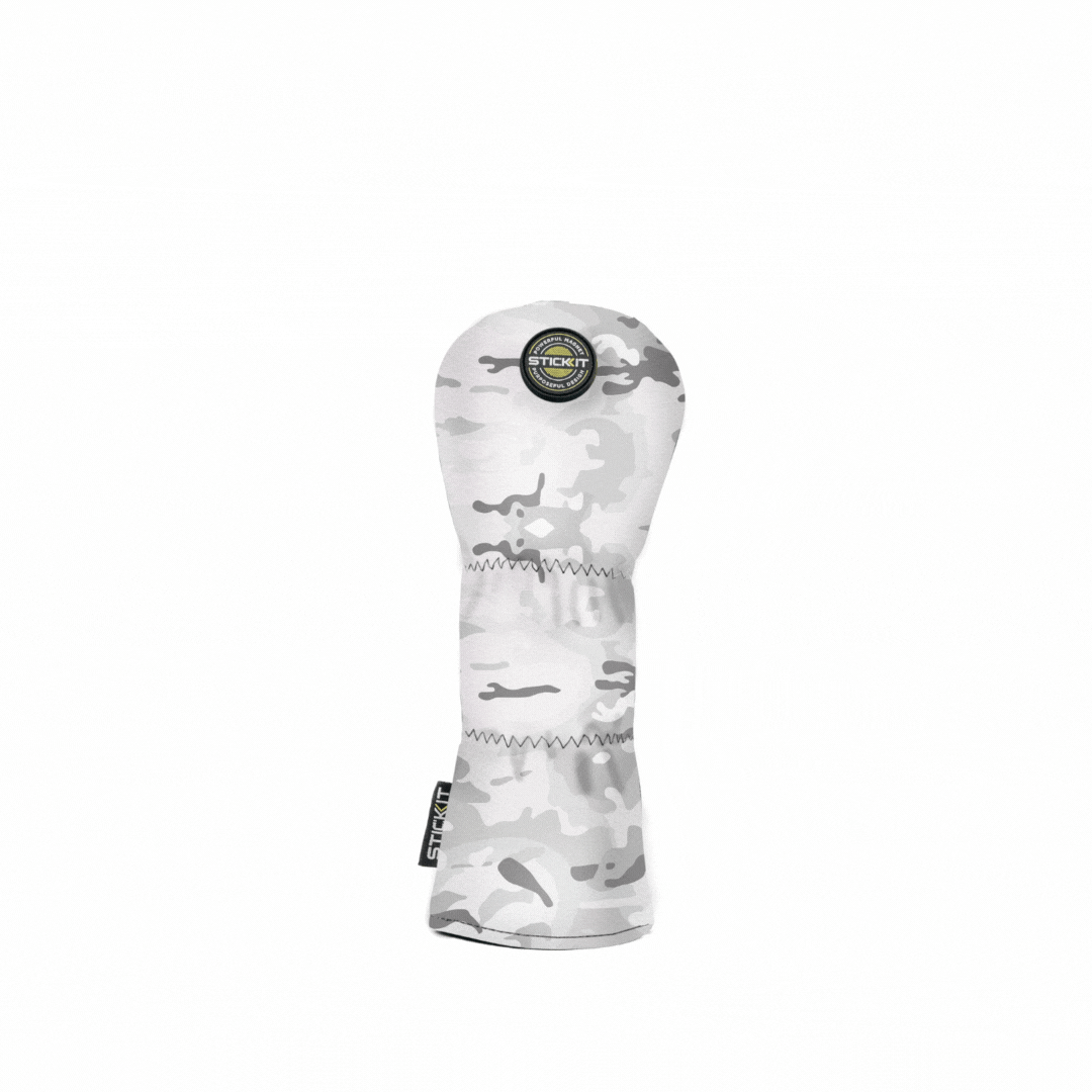 Gray camouflage silicone stroker for enhanced pleasure, featuring a sleek design and textured interior for stimulation.