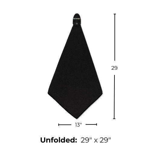 Black textured tie, 29" x 29", made from high-quality fabric, perfect for formal events and professional attire.